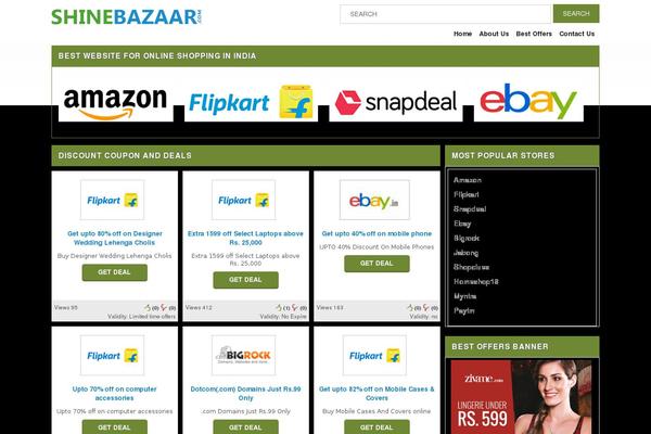 Couponpress theme site design template sample