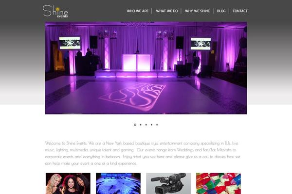 shineevents.com site used Ztudiox