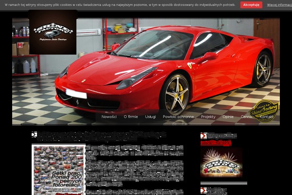 shinefactory.pl site used Shine