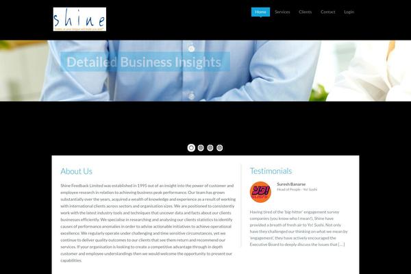 Venture theme site design template sample