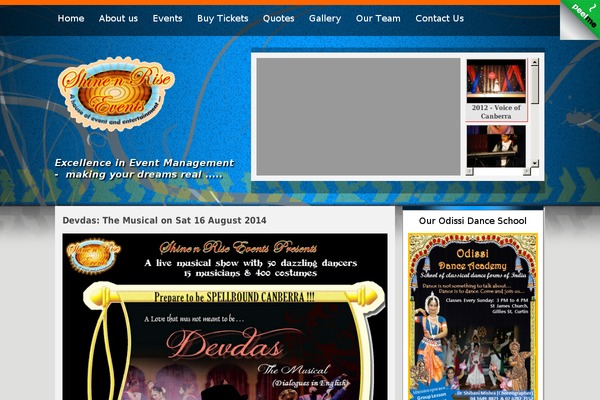 Stormday theme site design template sample