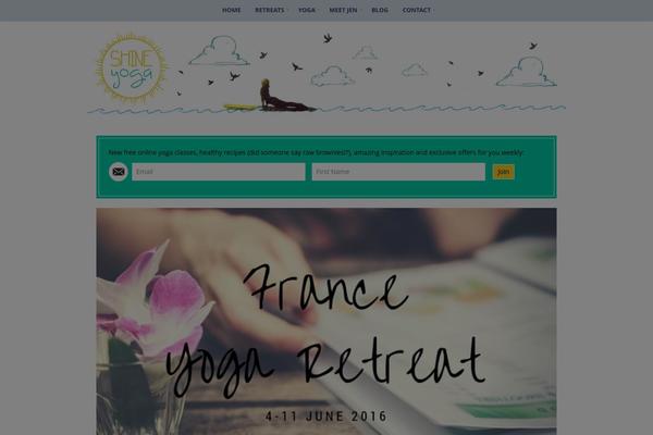 Jacqueline theme site design template sample