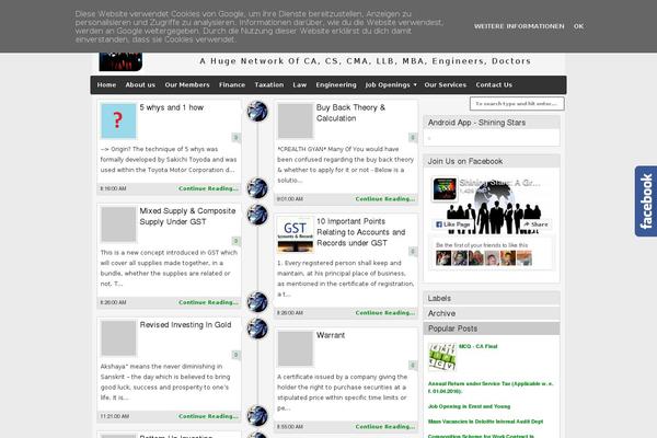 Discover theme site design template sample