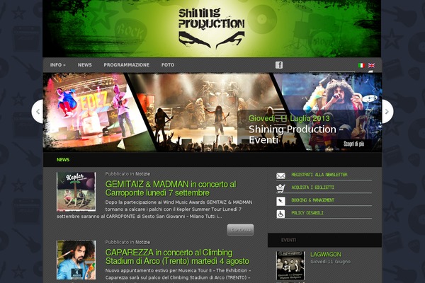 Aggregate theme site design template sample