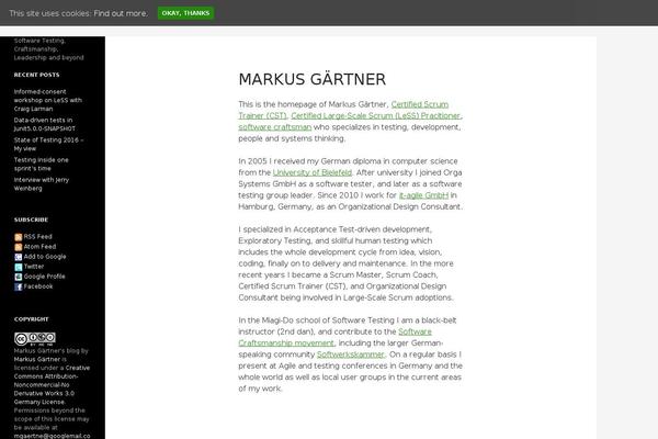 Site using Subscribe Sidebar plugin by Blubrry plugin