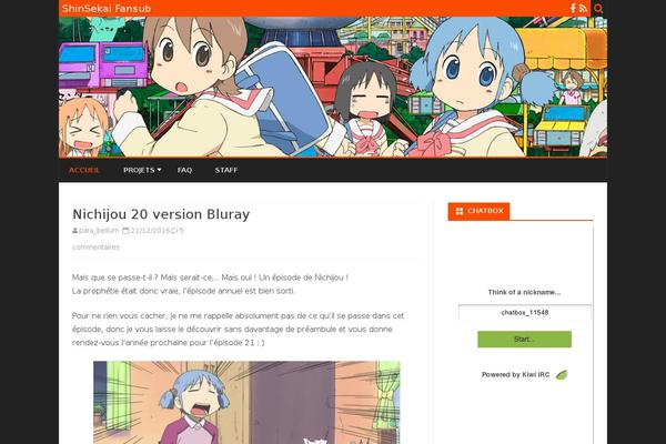 Ribosome theme site design template sample