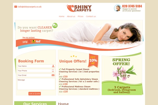 Sc theme site design template sample