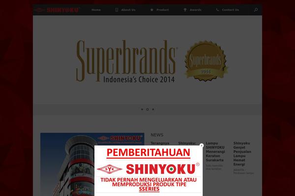 Site using Elegance Modal Box plugin