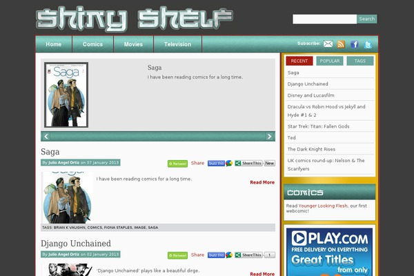 shinyshelf.co.uk site used Eminent