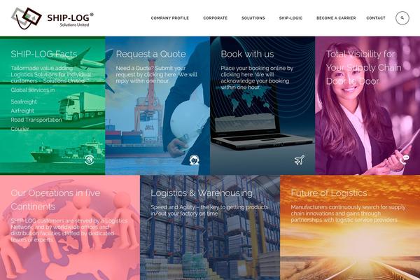 ship-log.com site used Logistic