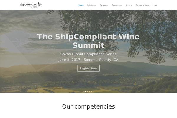 Site using Sovos-elementor plugin