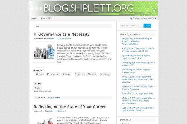 Site using Genesis Design Palette plugin