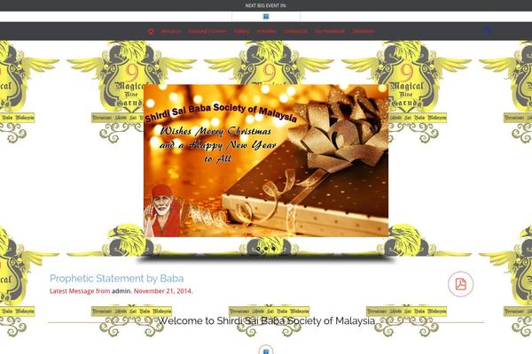 Church and Event theme site design template sample
