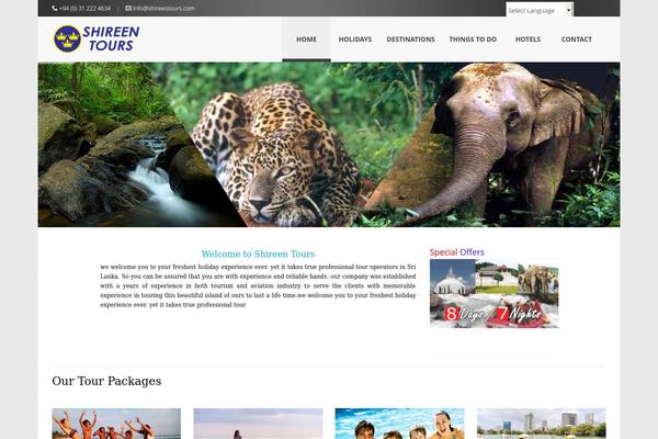 Ventus theme site design template sample