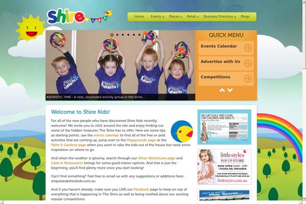 Pekaboo theme site design template sample