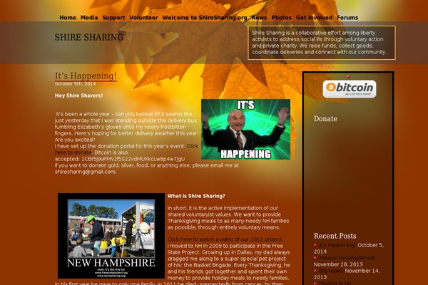 shiresharing.org site used Autumn