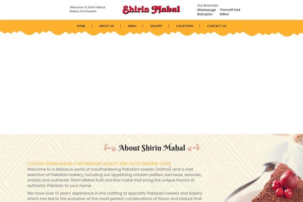 shirinmahal.ca site used Shirin