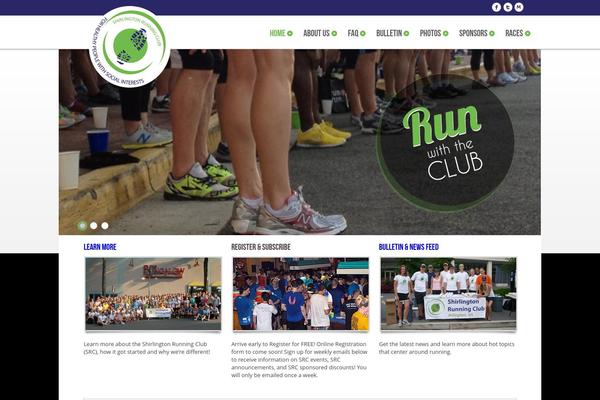 Src theme site design template sample