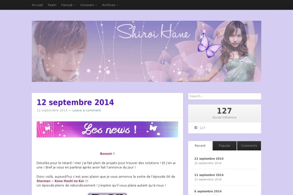 Standard theme site design template sample
