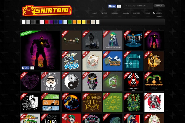 Gallery theme site design template sample