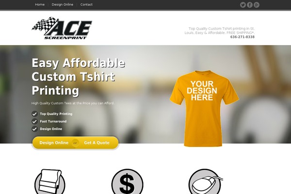 JustLanded theme site design template sample