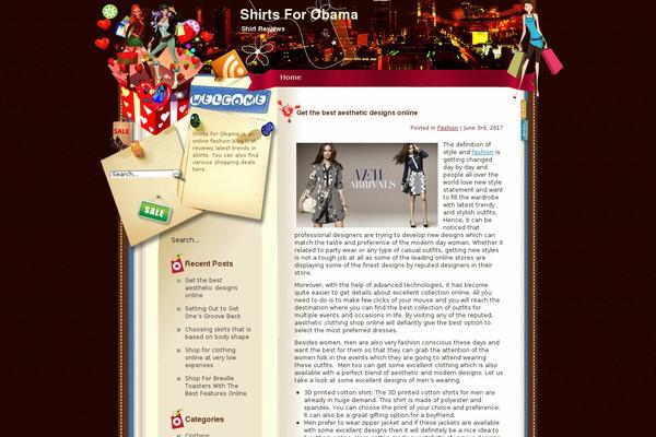 shirtsforobama.com site used Presents