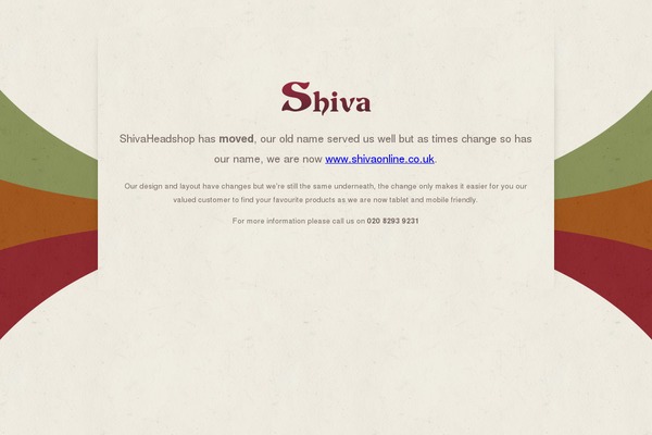 shivaheadshop.co.uk site used Sister