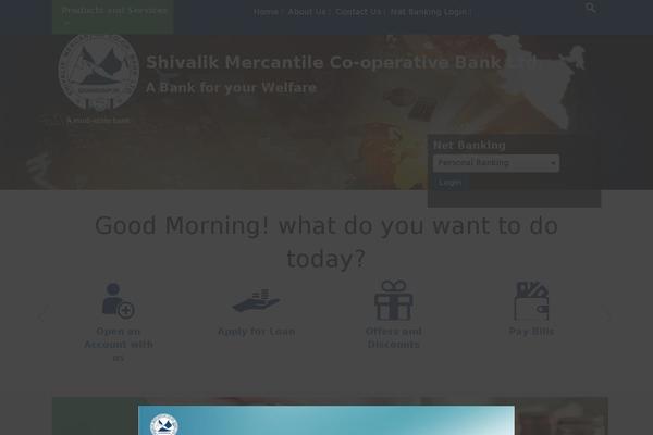 shivalikbank.com site used Webduo
