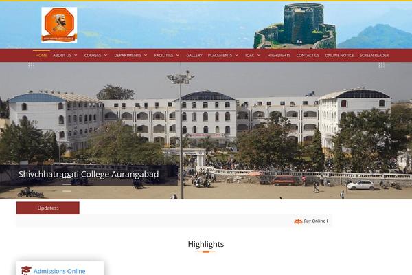 shivchhatrapaticollege.org site used Sccollege
