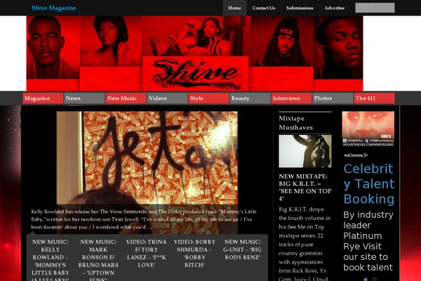 Xin Magazine theme site design template sample
