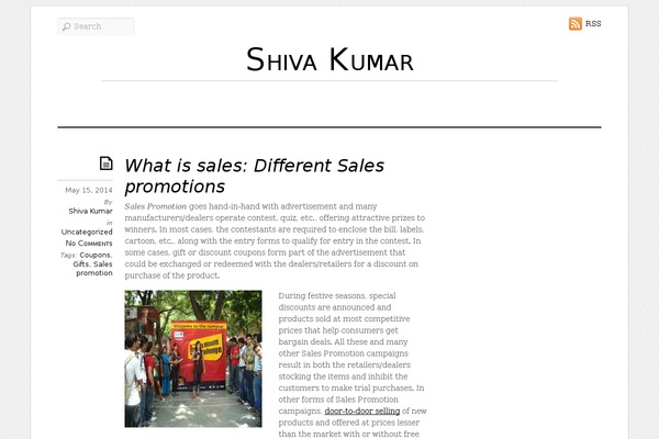 Elemin theme site design template sample