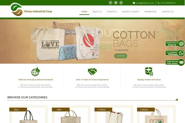 Site using Woocommerce Social Buttons plugin