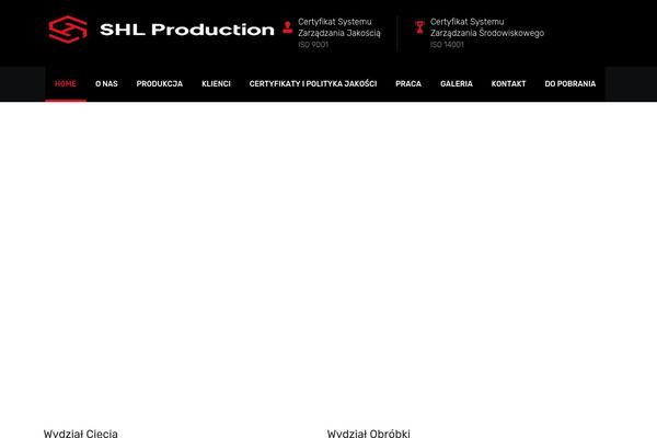 Industry theme site design template sample