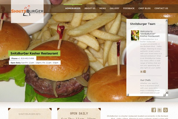 Foodlovers theme site design template sample