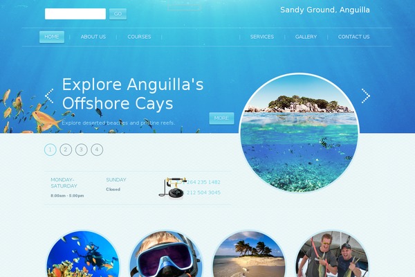 shoalbayscuba.com site used Theme1875