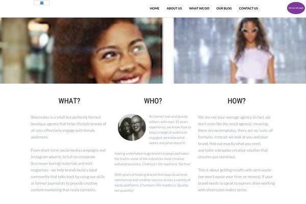 OneEngine theme site design template sample