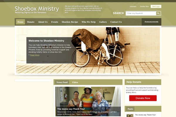 Wisdom theme site design template sample