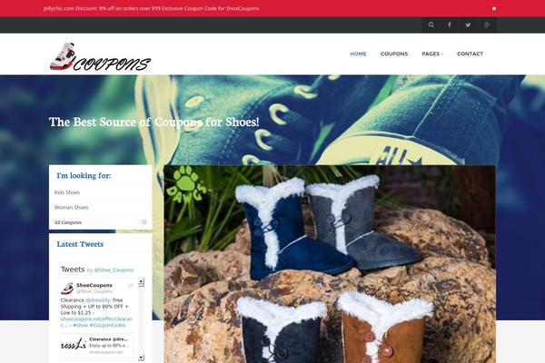 CouponXL theme site design template sample