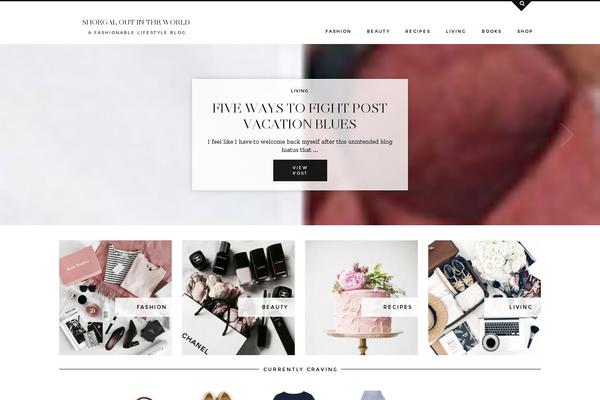 shoegaloutintheworld.com site used Chanel-theme