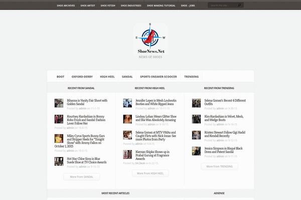 Aggregate theme site design template sample