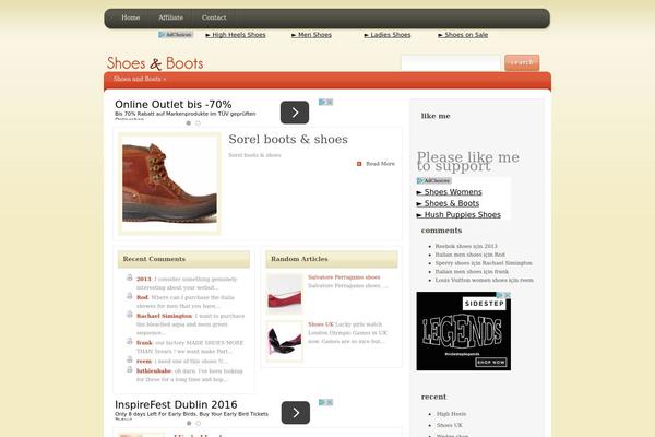 EarthlyTouch theme site design template sample