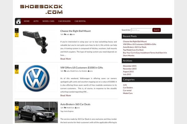 Top Mag theme site design template sample