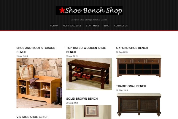 shoestoragebenches.net site used Pinshop