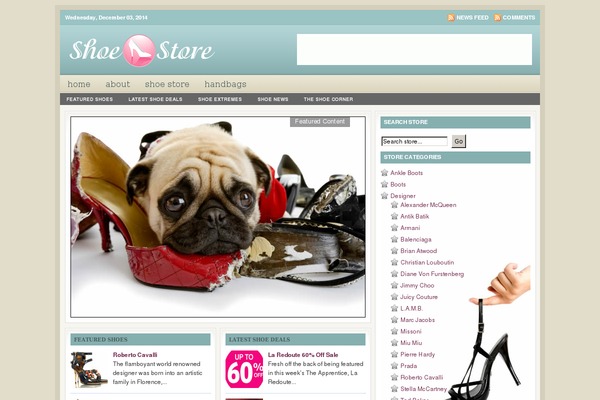 Site using Featured Content Gallery plugin