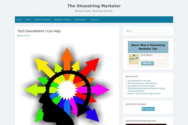 Simple Life theme site design template sample
