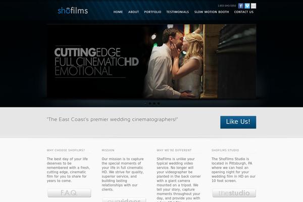 inFocus theme site design template sample