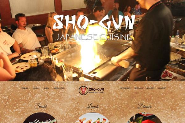 The Flavour theme site design template sample