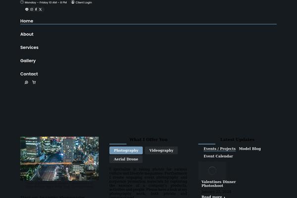 Site using Simple Weather plugin