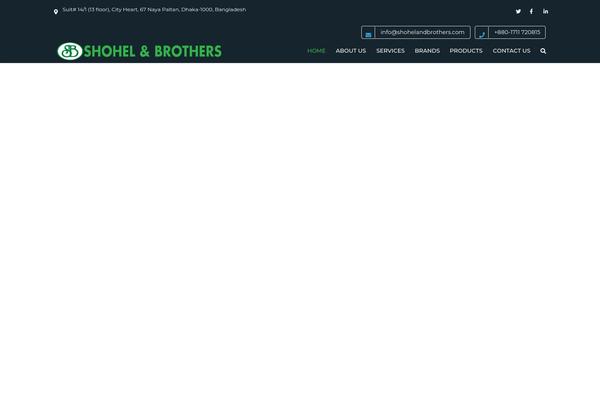 Industrial theme site design template sample