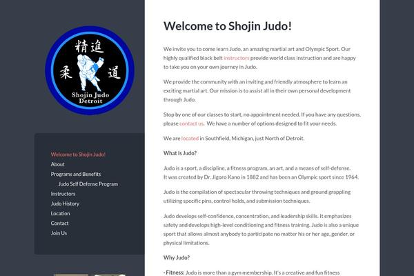 Site using Arigato-pro plugin